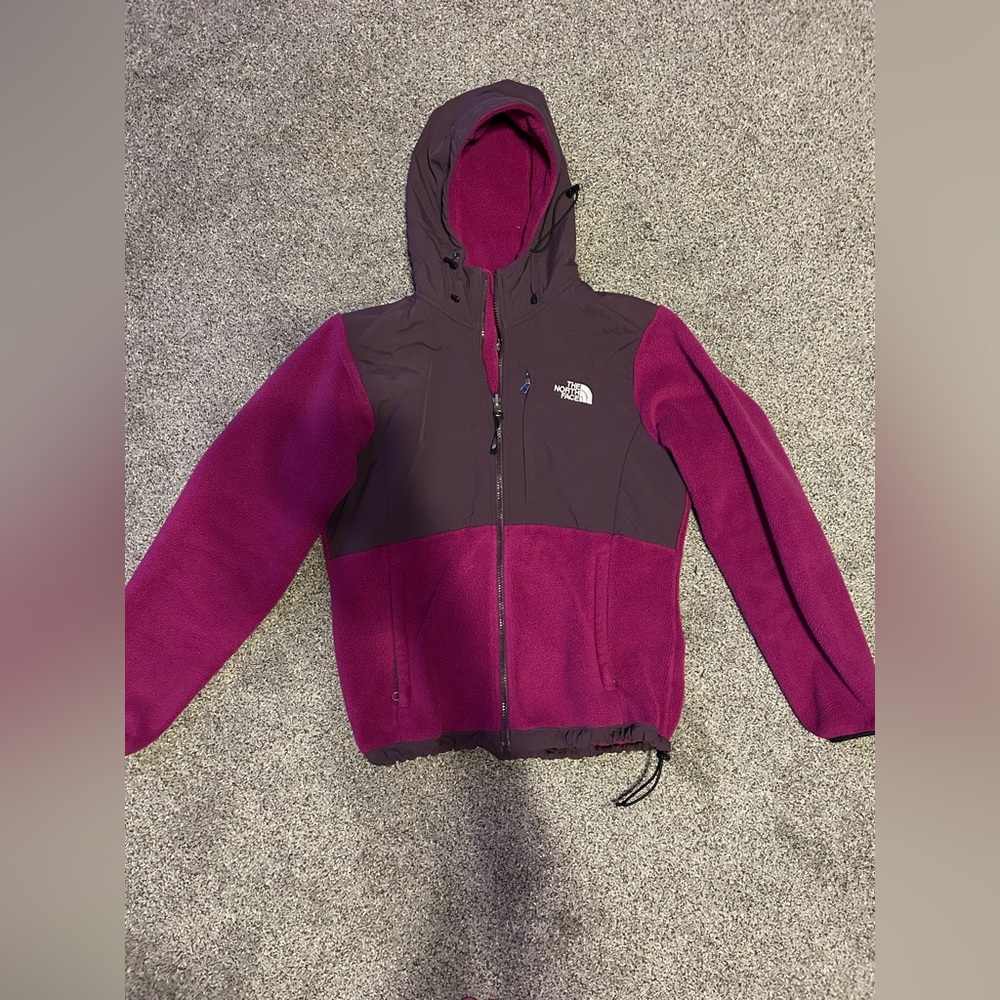 Purple/pink moth face jacket, size medium